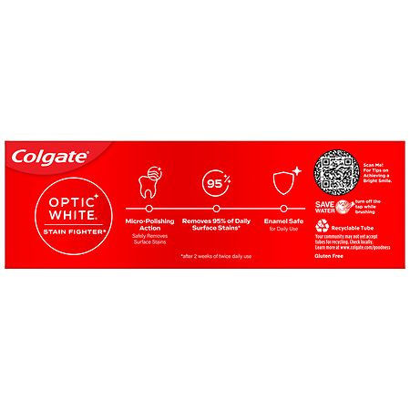Colgate Stain Fighter Stain Removal Toothpaste, Clean Mint Clean Mint Paste