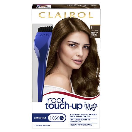 Clairol Nice 'n Easy Root Touch-Up Permanent Hair Color, 5 Medium Brown