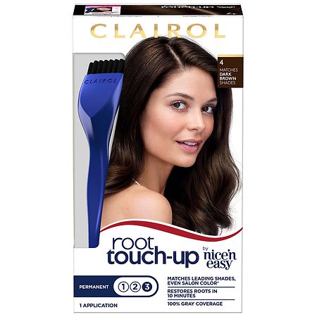 Clairol Nice 'n Easy Root Touch-Up Permanent Hair Color 4 Dark Brown