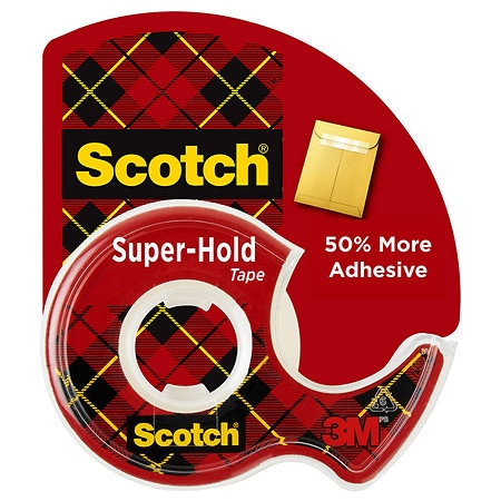 Scotch Super-Hold Tape, 3/ 4 in x 650 in