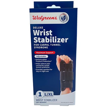 Walgreens Deluxe Wrist Stabilizer Maximum Support L/ XL