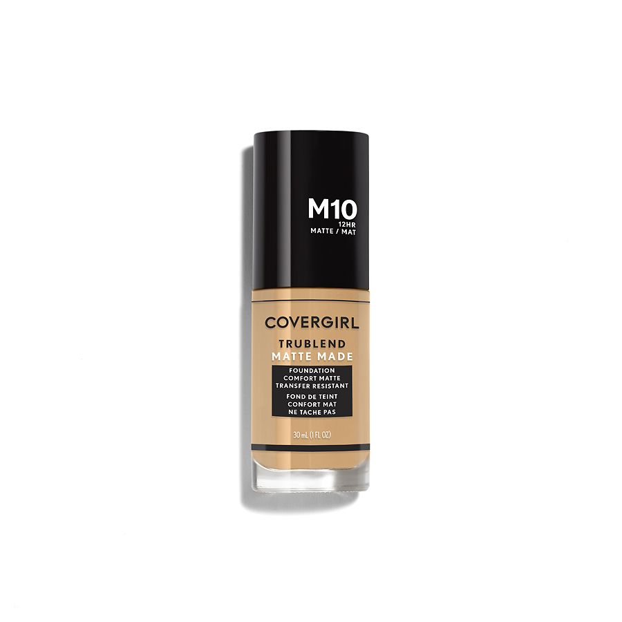 CoverGirl TruBlend Matte Made Liquid Makeup, M10 Golden Natural