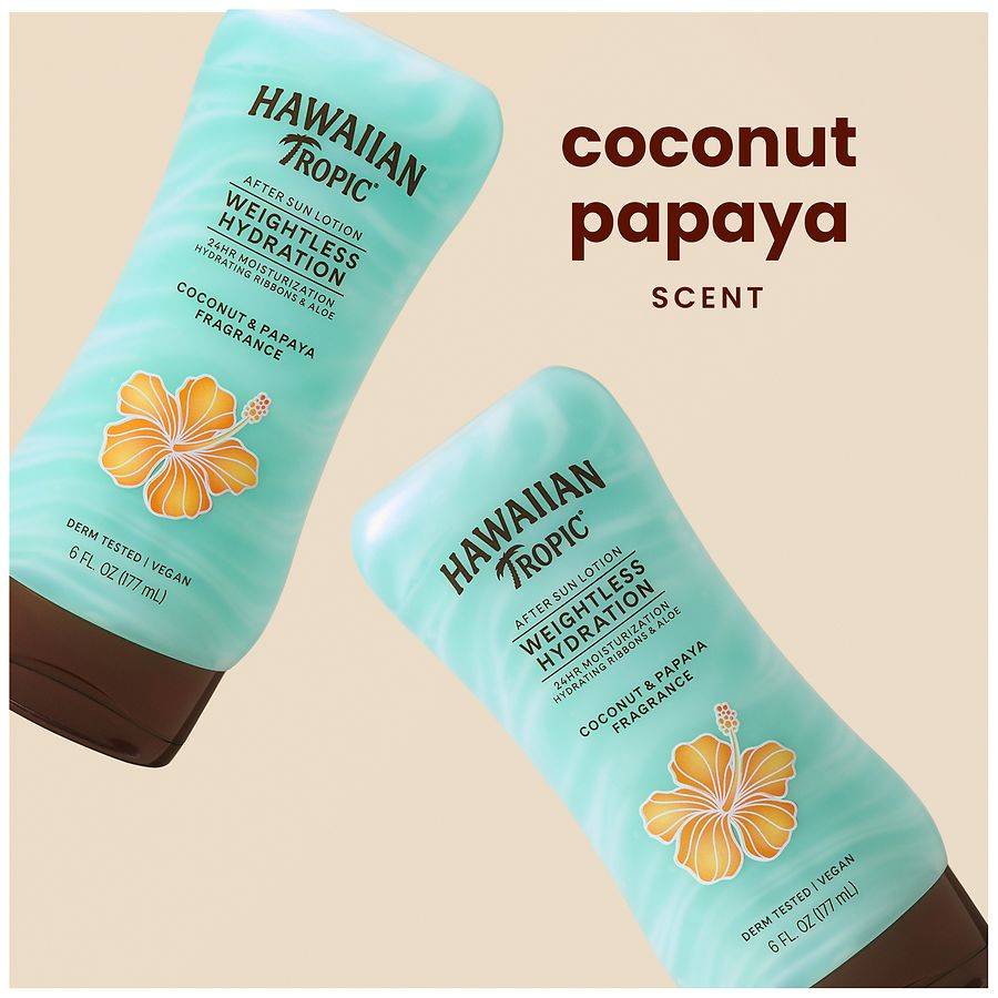 Hawaiian Tropic After Sun Lotion Coconut & Papaya | Walgreens