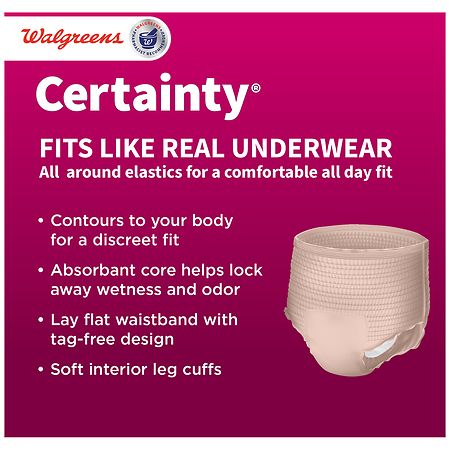 Walgreens, Certainty Men's ComfortLux Underwear, XL, 26 Count, Multi-Color  - Dutch Goat