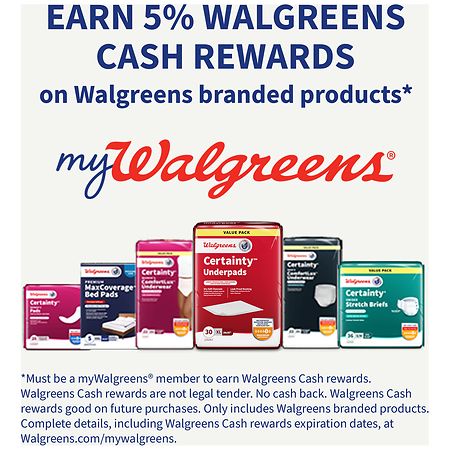 Walgreens Certainty Women's Ultimate Absorbency Regular Length Bladder  Control Pads, 15 ct - Foods Co.