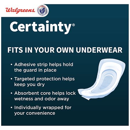 Walgreens Certainty Men's Incontinence Underwear Maximum