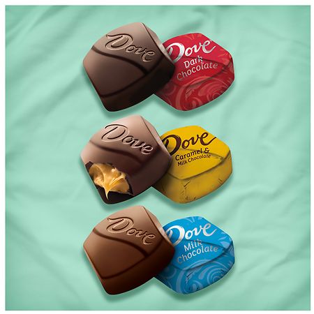 Dove Promises Dark Chocolate Candy Individually Wrapped Bulk Pack( 43.07 oz, 150 Piece) Bag