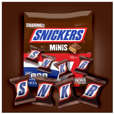 SNICKERS Minis Chocolate Candy Bars, 9.7 oz