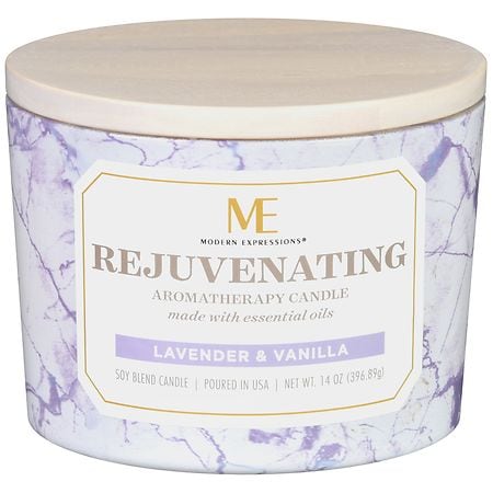 Modern Expressions Rejuvenating Aromatherapy Jar Candle Lavender & Vanilla