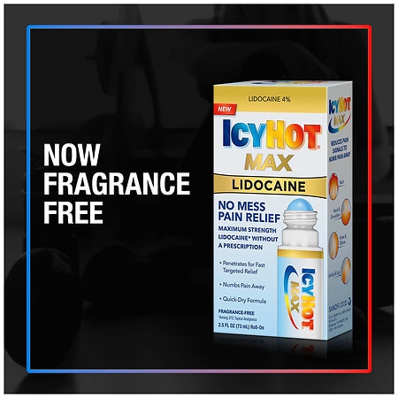 Icy Hot Max Lidocaine No-Mess Pain Relief Liquid