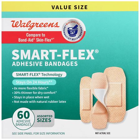 Band Aid Flexible Fabric Adhesive Bandages, Assorted Sizes Value Pack, 80  Bandages : : Health & Personal Care