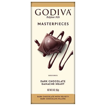 Godiva Masterpieces Premium Chocolate Dark Chocolate Ganache Heart