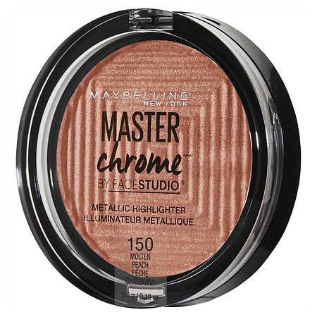 excentrisk Jolly Regnjakke Maybelline FaceStudio Master Chrome Metallic Highlighter Makeup, Molten  Peach | Walgreens