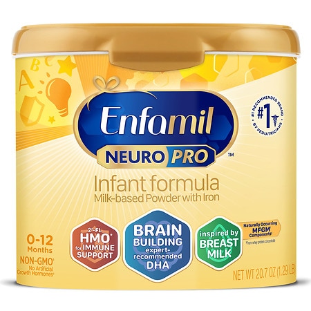 Enfamil NeuroPro Infant Formula - Brain Building Nutrition Inspired by Breast Milk Reusable Powder Tub