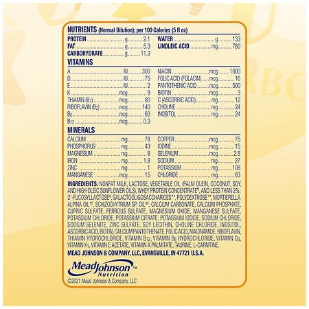 Enfamil fashion ingredients