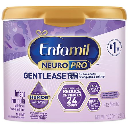 Enfamil NeuroPro Gentlease Infant Formula Reusable Powder Tub