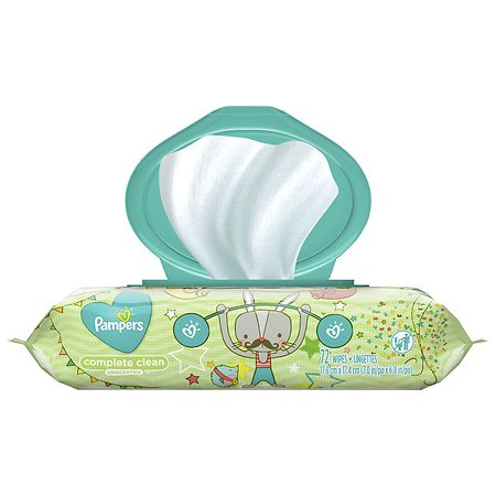 Pampers Complete Clean Baby Wipes Complete Clean Pop-Top Unscented