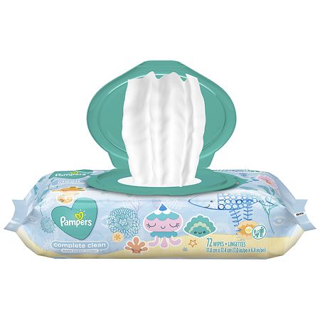 Pampers Complete Clean Baby Wipes Scented