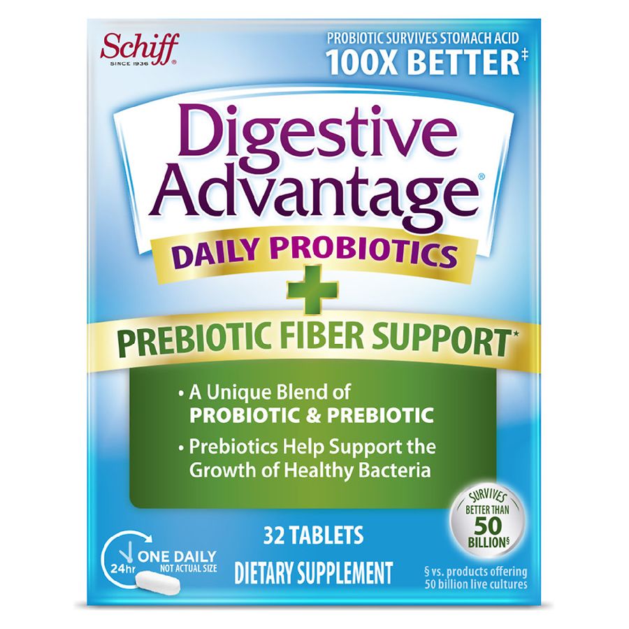 Digestive Advantage Prebiotic + Probiotic Supplement Capsules