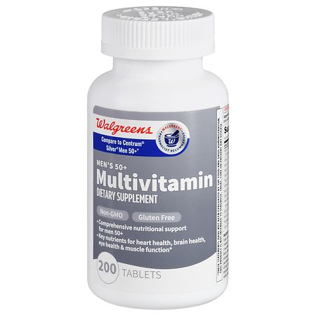 Walgreens Men's 50+ Multivitamin Tablets