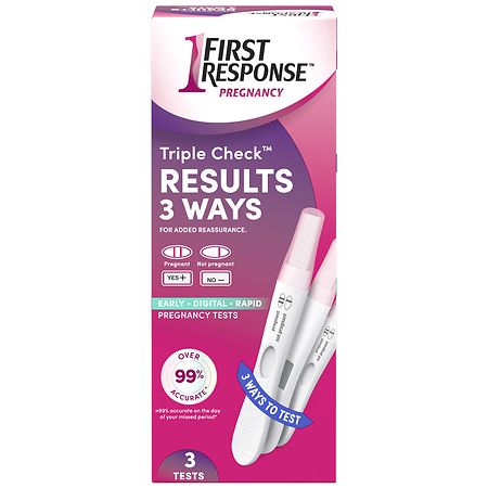 First Response Triple Check Pregnancy Test