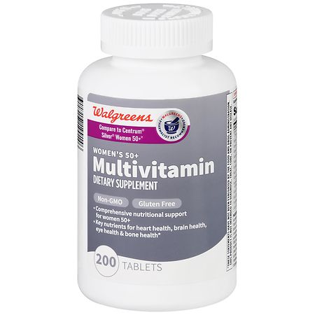 Walgreens Women's 50+ Multivitamin Tablets
