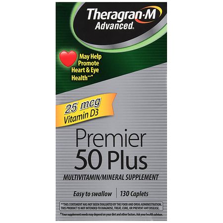 Theragran Premier 50 Plus Multivitamin/Multimineral Caplets