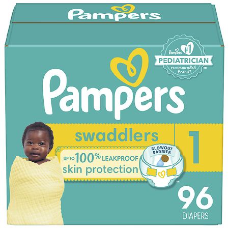 Pampers Swaddlers Diapers Size 1 (ct 96)
