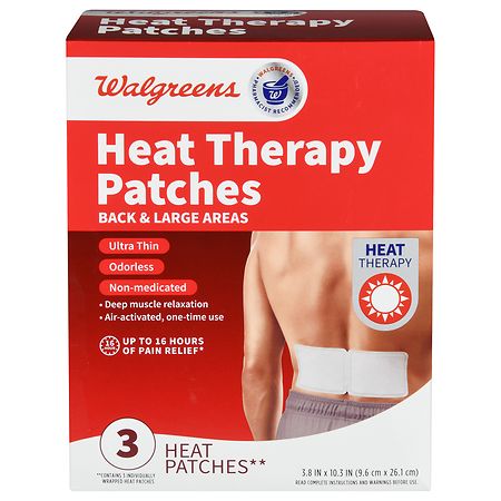 Walgreens Heat Therapy Patches Back & Large Areas
