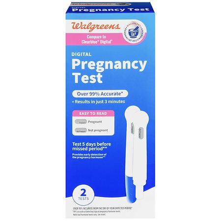 2 Pack Variety Positive Pregnancy Test First Response Clear Blue