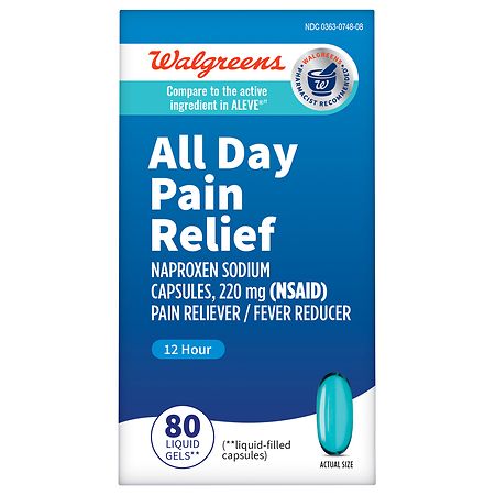 Walgreens Naproxen Sodium Liquid Gels