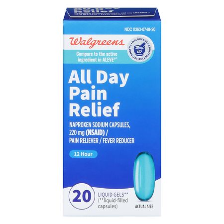 Walgreens All Day Pain Relief Liquid Gels