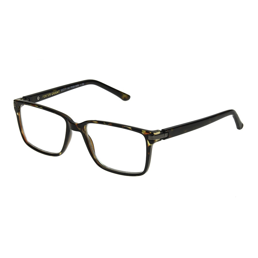 クラスページ Foster Grant Cyrus Reading Glasses +3.25 Tort | Walgreens