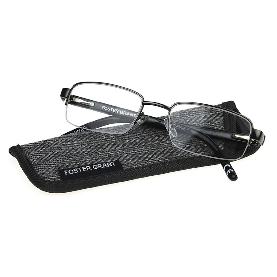 Foster Grant Lyden Reading Glasses 2.00 Gun Metal Walgreens