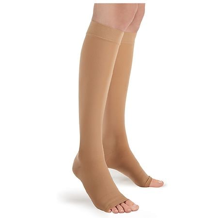 FUTURO Therapeutic Open Toe Knee Length Stockings for Men