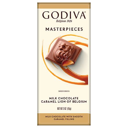 Godiva Premium Chocolate Milk Chocolate Caramel Lion