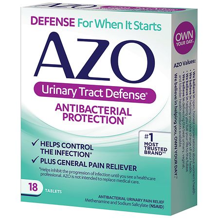AZO Urinary Tract Defense Antibacterial Protection Tablets