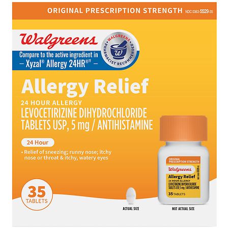 Walgreens 24 Hour Allergy Relief Tablets