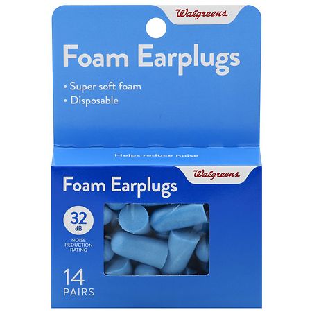 Walgreens Foam Earplugs Blue