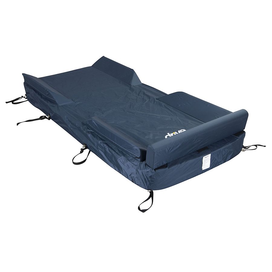 DMI Convoluted Foam Bed Hospital Size Pad Mattress Topper - Blue