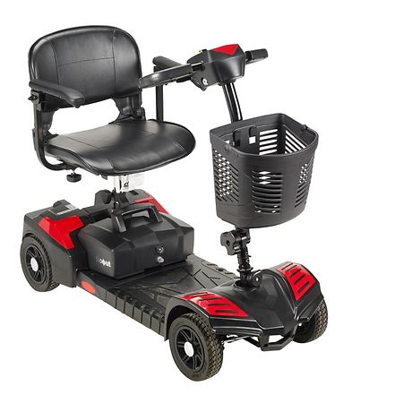 Drive Medical Scout Compact Travel Power Scooter Red