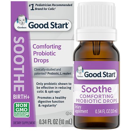 Gerber Good Start Soothe Comforting Probiotic Drops Dietary Supplement