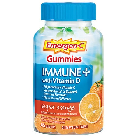 Emergen-C With Vitamin D Dietary Supplement Super Orange