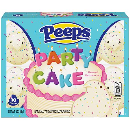 Peeps Party Cake Flavored Marshmallow Chicks