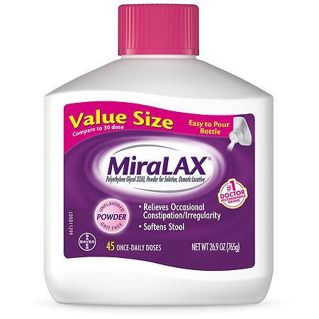 MiraLAX Laxative Powder Unflavored
