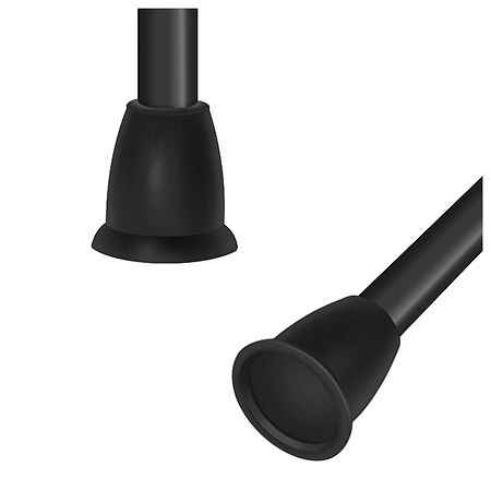 Hugo Ultra-Grip Edge Cane Tip with Bell Design Black