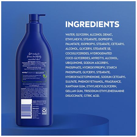Nivea Nourishing Hydration Skin Firming Body Lotion for Dry Skin