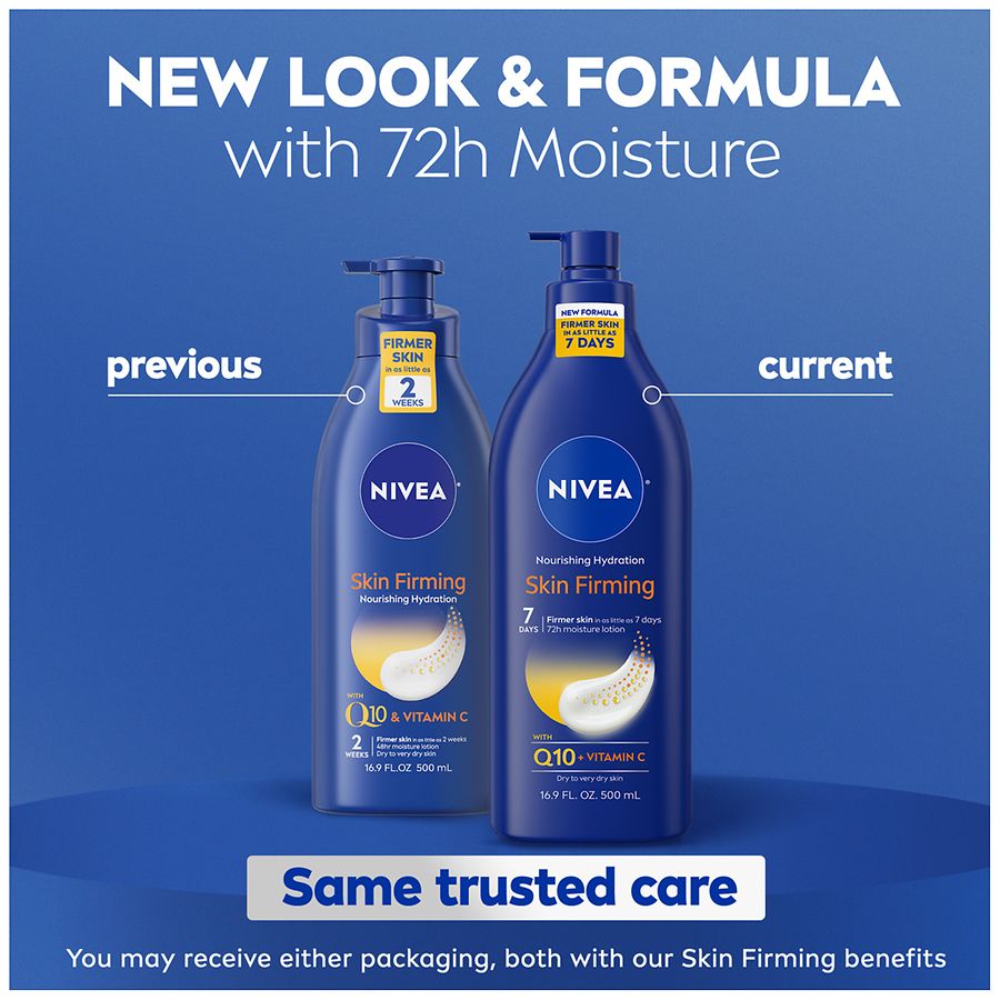 Nivea Nourishing Hydration Skin Firming Body Lotion for Dry Skin