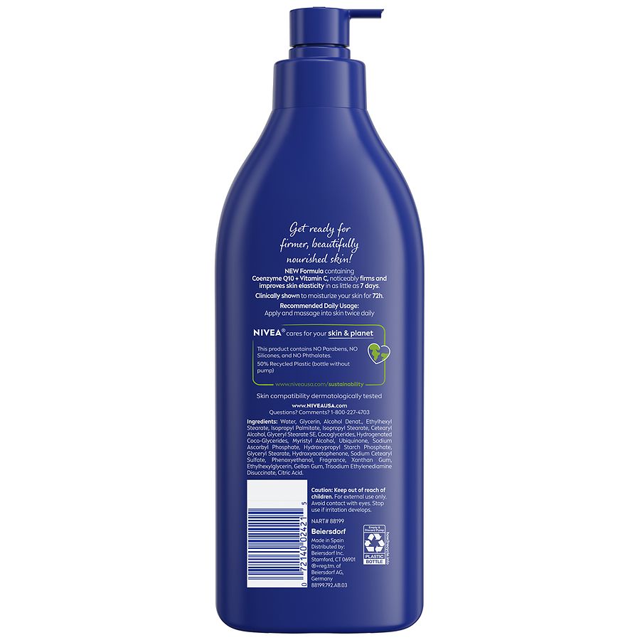 Nivea Nourishing Hydration Skin Firming Body Lotion for Dry Skin