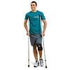 Hugo Lightweight Adjustable Aluminum Crutches, Silver-1